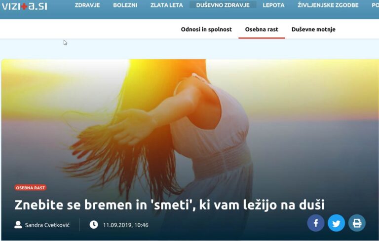 znebite se bremen in 'smeti'_ ki vam ležijo na duši - vizita.si 11.09.2019
